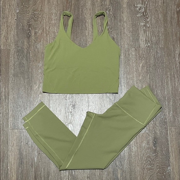 lululemon athletica Other - EUC Lululemon Bronze Green Set. Size 6